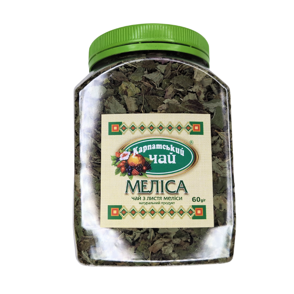 Ukrainian Carpathian Melissa Herbal Tea, front